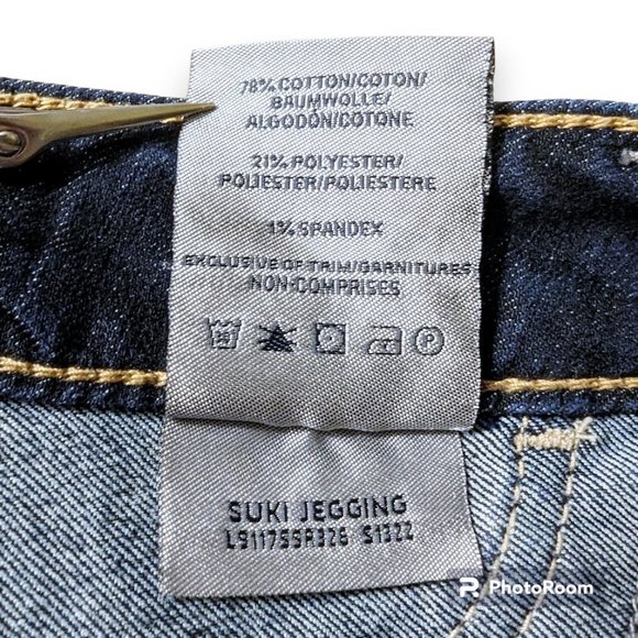 Silver Suki Jeggings Blue Jeans Indigo Denim Stretch 29x29 Embroidered Back Pock - Picture 11 of 11